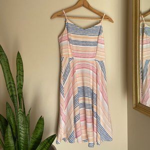 Multicolor striped sundress